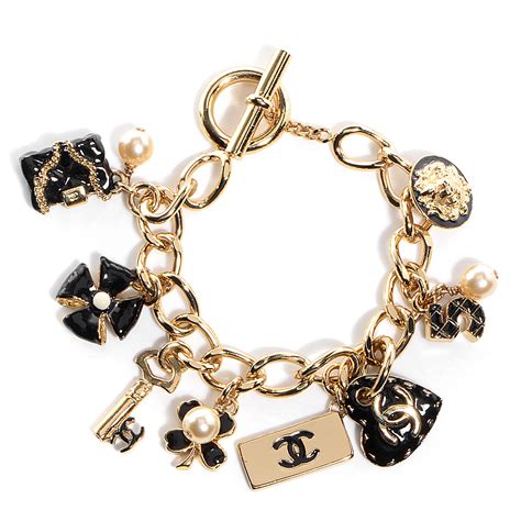 chanel accessories bracelet|authentic Chanel charm bracelets.